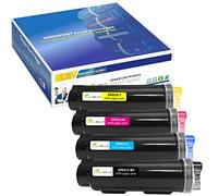 Compatible Toner Cartridges 4 Colors 6510 6515【Extra High Yield】5500 Pages BK 4300 Pages C M Y for Xerox Phaser 6510n 6510dn 6510dni 6510dnm WorkCentre 6515n 6515dn 6515dni 6515dnm Printer GREENPRNT