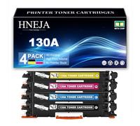 Compatible Toner Cartridges for HP M177fw M176n Printer | 130A CF350A CF351A CF352A CF353A Toner Cartridge Replacement | High Yield,4 Colors-1 Pack