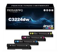 Compatible Toner Cartridges for Lexmark C3224dw C3326dw C3426dw MC3224adwe MC3326i MC3426adw MC3426i Printer, C3220K0 C3220C0 C3220M0 C3220Y0 Toner Cartridge Replacement,4 Colors-1 Pack