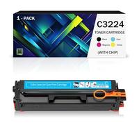 Compatible Toner Cartridges for Lexmark C3224dw C3326dw C3426dw MC3224dwe MC3224i MC3326adwe MC3326i MC3426adw Printer C3210K0 C3210C0 C3210M0 C3210Y0 Toner Replacement(Size:1500Page,Color:Cyan)