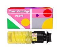 Compatible Toner Cartridges For Ricoh Imc320f Mc320fw Pc370sf Pc375 Pc375m Printers High- Yield Black 13,500 Page Color 10,000 Page Cartridges With Chip(Yellow)