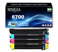 Compatible Toner Cartridges for Xerox Phaser 6700 6700N 6700DN 6700DT 6700DX Printer, 106R01510 106R01507 106R01508 106R01509 Toner Cartridge Replacement,4 Colors-1 Pack