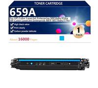 Compatible Toner Cartridges High Yield W2010A W2011A W2012A W2013A for HP Color LaserJet Enterprise M856dn 856x MFP M776dn 776z Printer,Cyan