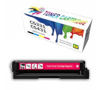 Compatible Toner Cartridges Replacement for Lexmark CS331 CS431 Toner Cartridges Work for Lexmark CS331 CS331DW CX331 CX331ADWE CS431 CS431DW CX431 CX431ADW Series Printer,Magenta-1Pack
