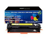 Compatible Toner for Lexmark CS331dw CS431dw CX331adwe CX431adw - 20N2HK0 20N2HC0 20N2HM0 20N2HY0 Black Cyan Magenta Yellow - Standard/High Yield with Chip - 20N0W00 Waste Bottle