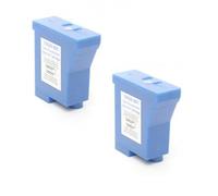 Compatible Twin Pack Pitney Bowes K7800012 Blue Inkjet Printer Cartridges
