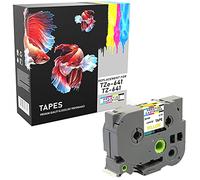 Compatible TZe-641 TZ-641 Black on Yellow 18mm x 8m Label Tape for PT-2030VP 2430PC 3600 9600 D400 D400VP D450VP D600VP E300VP E550WVP H300 H500 H500LI P700 P750W Label Makers
