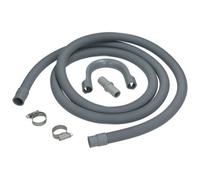 Compatible Universal Washing Machine & Dishwasher 2.5M Waste Drain Extension With Straight 19mm / 22mm Ends Kit - Hse9309