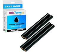 Compatible UX3CR Black Twin Pack Ink Film Thermal Ribbons (UX3CR)