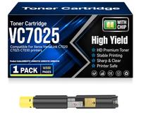 Compatible VC7025 (106R03737 106R03738 106R03739 106R03740) Toner Cartridges with chip High Yield High Capacity Work for Xerox VersaLink C7020 C7025 C7030