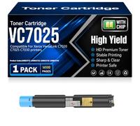 Compatible VC7025 (106R03737 106R03738 106R03739 106R03740) Toner Cartridges with chip High Yield High Capacity Work for Xerox VersaLink C7020 C7025 C7030