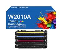 Compatible W2010A Toner Cartridges Replacement for HP Color LaserJet Enterprise M856dn 856x MFP M776dn M776z M776zs Printer, Clear Printing,W2010A -4Color