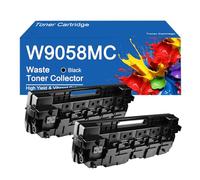 Compatible W9058MC Waste Toner Collector High Yield Replacement for HP Color LaserJet Managed MFP E87640z E87640dn Printers,W9058MC -2Pack