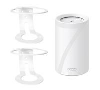 Compatible Wall Mount Deco WiFi 7 Wall Mount, 2 PACK Sturdy Metal Made Mount Stand Holder for DecoBE75/BE85/BE95/BE17000/BE22000/ Whole Home Mesh WiFi 7 Space-Saving Wall Hanging Bracket Holder