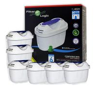 Compatible Water Filter Cartridges Universal 6 Pack to fit Brita Aluna/Mavea Jug
