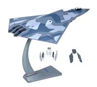 Compatible with 1:72 Alloy Chinese Air Force J-36 The Sixth-Generation Fighter Aircraft Model Simulation Aviation Science Exhibition