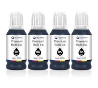 Compatible with 104 Black Ink Bottle,Suitable for Epson 103 102 Black Ink | for Ecotank ET-2710 ET-2711 ET-2712 ET-2714 ET-2715 ET-2720 ET-2726 ET-2810 ET-2815 ET-2822 ET-2826 ET-4700 ET-4800, 4 Black