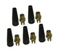 Compatible with 10mm Throttle Cable Adjuster Adapter Nut Motorcycle ATV Pit Dirt Bike part(5 PCS)