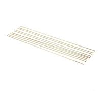Compatible with 10Pcs 1.6mm X 250Mm Brass Welding Rods, Tin Bronze Brazing Rod Solid Round for DIY Craft Lathe Bar, for Various Applications