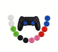 Compatible with 12 Pcs Thumb Grips Silicone Analog Stick Covers Thumbstick Controller Replacement Joystick Cap PS5 PS4 PS3 PS2 Xbox One Xbox 360 Wii U (B, 12pcs)