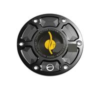 Compatible with 1290 SDR SUPER DUKE R 2014-2023 1090 1190 Super Adventure CNC Keyless Quick Release Fuel Gas Tank Cap Motorcycle Accessories(Type-S Gold)