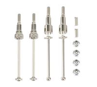 Compatible With 16889 16889A 16890 16890A SG1601 SG1602 Front And Rear Drive Shaft Driveshaft M16015 1/16 RC Car Parts Universal Fit Aftermarket Replacement(Metal)