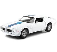Compatible with 1972 Pontiac Firebird Trans Am White 1:24 Welly 24075