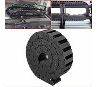 Compatible with 1M Cable Drag Chain Nylon Towline Wire Carrier Engraving Machine Accessory 15 x 30mm