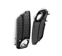 Compatible With 2008-2011 A5 For Sportback Fog Light Grille Front Bumper Lower Mesh Grille Cover Set Left Right 8T0807682 8T0807681 Fog Light Grill Lamp Cover