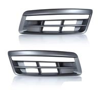 Compatible With 2010-2015 For Q7 Off-Road Version Right Fog Light Grille Front Bumper Lower Mesh Grille Cover Set 4L0071068B Front Radiator Grilles(1 Pair)