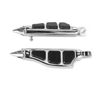 Compatible With 2018 And Later Softail Fat Boy FLFB Fat Bob 2020 And Later LiveWire Aftermarket Motorcycle Accessories Gear Skull Footpegs Compatible with Passenger