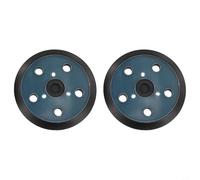 Compatible with 2Pcs 5 Inch Hole Rubber Sander Pad Compatible for Porter Cable 333 334 Random Palm Sanders for Home Renovation and Auto Polishing