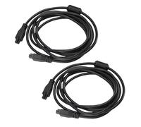 Compatible with 2Pcs CFS 485 Extension Cable, 3D Printer 6 pin 24AWG Copper Core Jumper Cord with Magnetic Ring Filter, Fit for K2 Plus, for Hi Combo, 2M Length