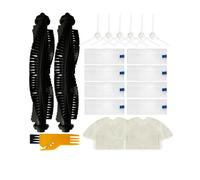 Compatible With 360 S6 Robot Vacuum Cleaner Washable Hepa Filter Main Brush Side Brushes Mop Cloth Replacements Parts Convenient Packaging (Color : Set 5)