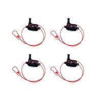 Compatible with 4Pcs Fuel Filler Flap Motor Compatible with A1 A3 A3 Sportback A6 C7 A6 Avant A7 Q3 Q7 4L0 862 153 D Fuel Flap Door Release Lock