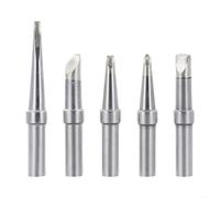 Compatible with 5 Pcs ET Soldering Iron Tips for Weller WE1010NA WESD51 WES50 WES51 PES50 PES51, Oxygen-Free Copper Replacement Station Pencils Set (ETB, ETBB, ETD, ETDD, ETL)