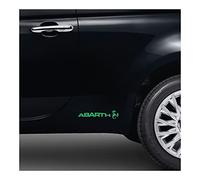 Compatible With 500 Punto Abarth Scorpion Left and Right Rear Quarter Decals x 2 Vinyl Stickers GREEN External Fitment