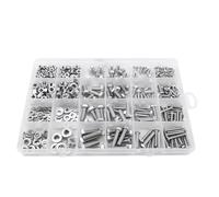 Compatible With 552pcs External Hex Screw Set With Nuts Stainless Steel M3 M4 For M5 M6 Hexagon Head Kit Motorcycle Accessories motorcycle screws