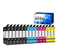 Compatible with 603XL Ink Cartridges Multipack Replacement for Epson Expression Home XP-2100 XP-2105 XP-3100 XP-3105 XP-4100 XP-4105 Workforce WF-2810 WF-2830 WF-2835 WF-2850