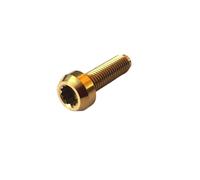 Compatible With 6Pcs Titanium BBS Split Rim Bolts M7*24 Mm 12 Point Hea D Screw Ti6Al4V Two-Piece Three Pieces Wheel Hub Ti Fastener(Gold,M7x24)