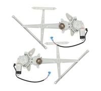 Compatible with 748-502 748-503 Front Left & Right Power Window Regulator with Motor Replacement for Toyota Tundra 2000-2006