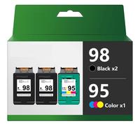 Compatible with 95 98 C8766W C9364W high yield ink cartridge replacement for HP Officejet 150 100 6310 PhotoSmart 8050 C4180 C4150 Deskjet 460 5940 -