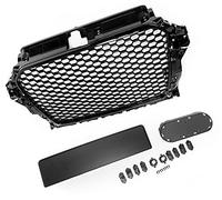 Compatible with A3 8V 12-16 Badgeless Mesh Grill Debadged Front Grill Emblemholder