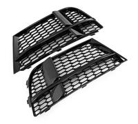 Compatible With A3 For S3 2017-2019 Replacement Front Bumper Fog Light Grille Cover Left Right Pair Set 8V3807681AB 8V3807682N Repair
