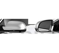 Compatible with A3 RS3 8P Alloy Matt Wing Mirror Door Caps Cover Trim Case Housing