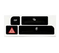 Compatible with A4 2004 2005 2006 Car Flash Switch Button Cover Cup Holder Stickers Repair Button Knob Switch