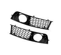 Compatible With A4 For B6 2001-2005 Front Bumper Fog Light Grille Cover Honeycomb Mesh Left Right Pair Set Replacement 8E0807681 Car Parts