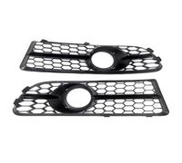 Compatible With A4 For B7 2005-2008 Replacement Front Bumper Fog Light Grille Cover Honeycomb Left Right Pair Set Car Accessories Automotive
