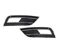 Compatible With A4 For Quattro B8 B9 2013 2014 2015 2016 Front Bumper Lower Fog Light Grille Grill Cover 8KD807681B 8KD807682B Fog Light Trim(A set)