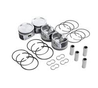 Compatible With A4 TT Beetle MK4 B5 1.8T 06A198151B Engine Pistons And Rings Set 06B 107 065 N 4 Piece STD